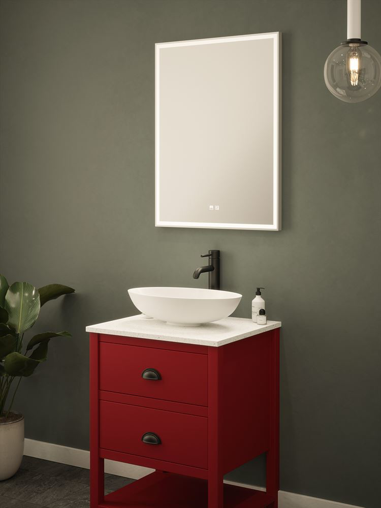 View Slimline Tunable LED Illuminated Mirror With Demister information