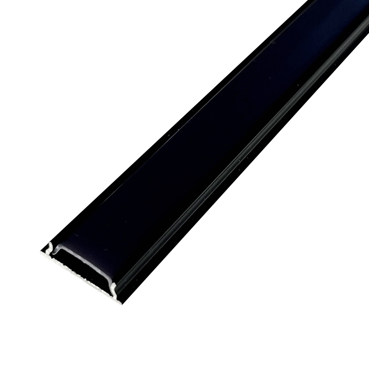 View 2m Bendable Black Aluminium Profile With Black Cover information