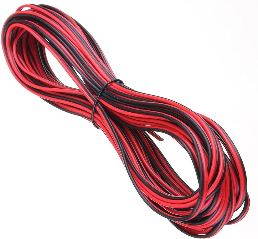 View 10m Long RedBlack Cable AWG20 information