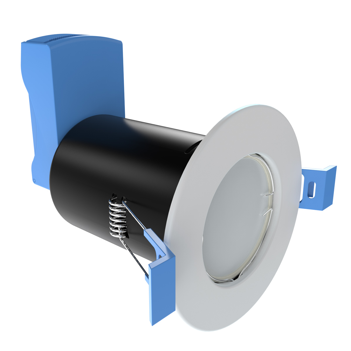 View Fire Rated Downlight GU10 Fixed White Finish With Quick Connectors information