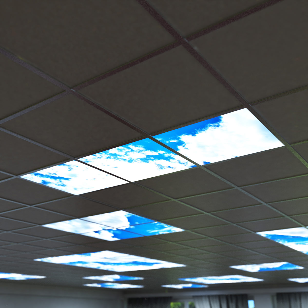 View Single LED Panel Skylight information