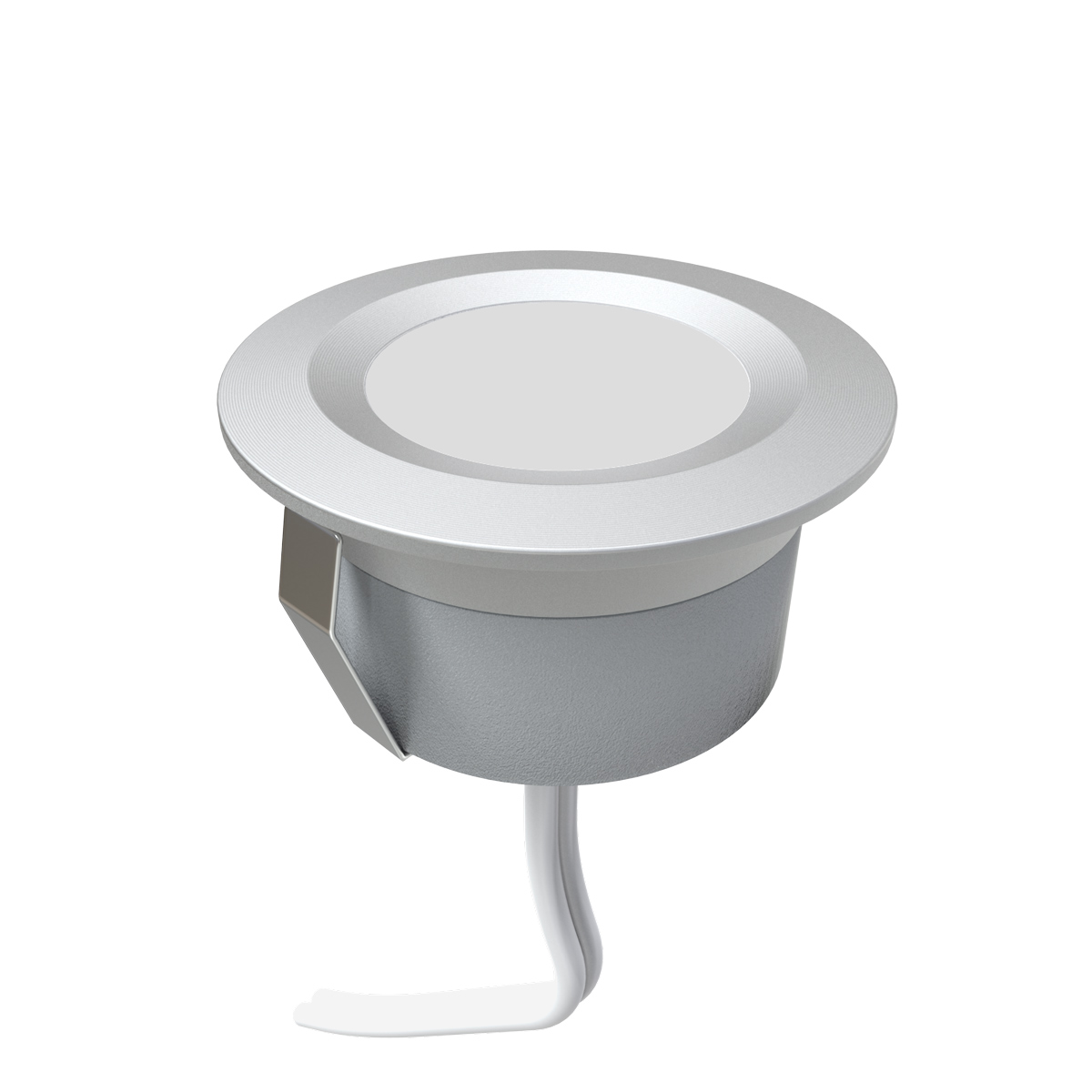 View Round 30mm LED Plinth Light Natural White information