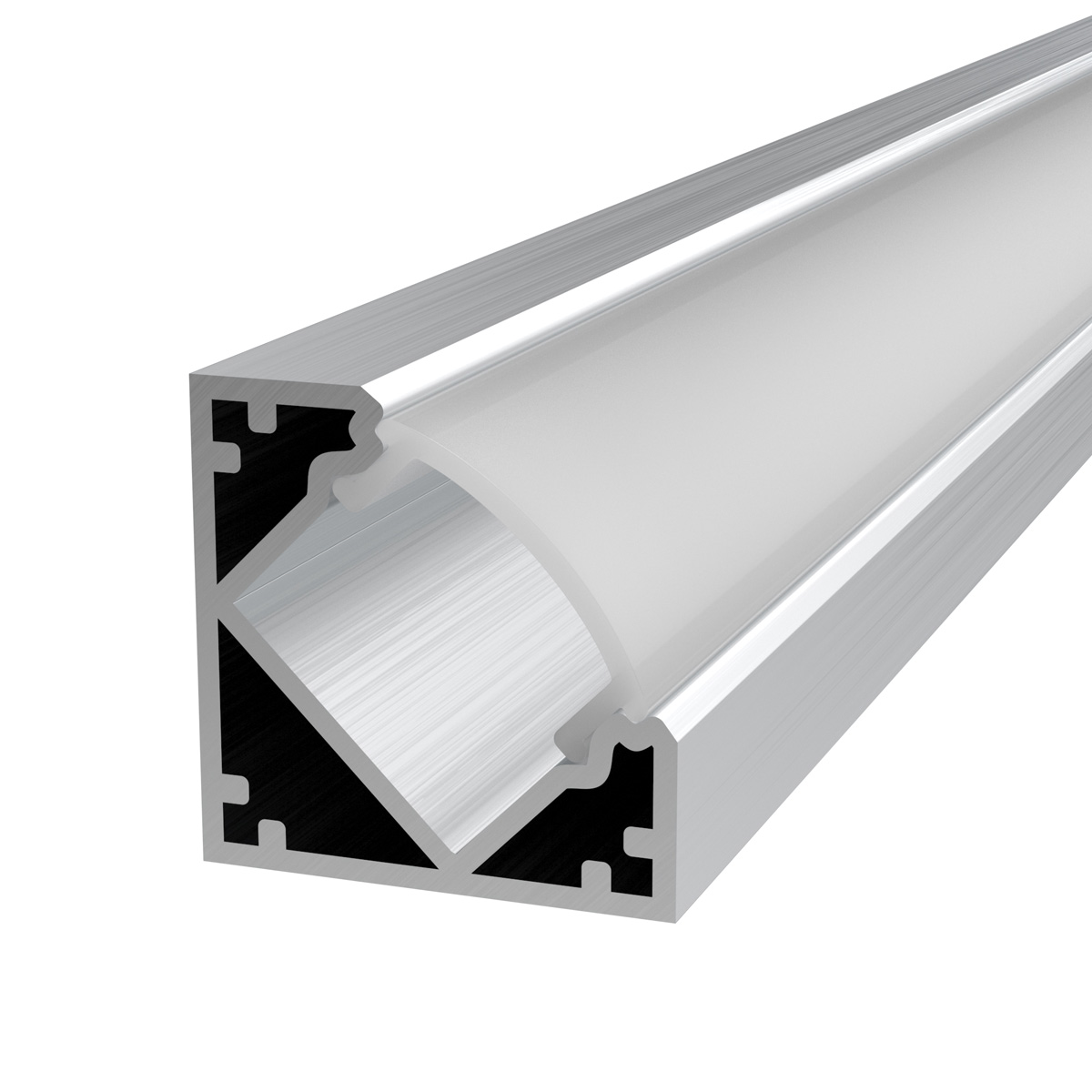 View 2m Corner Aluminium LED Profile Angled 45 Degree information