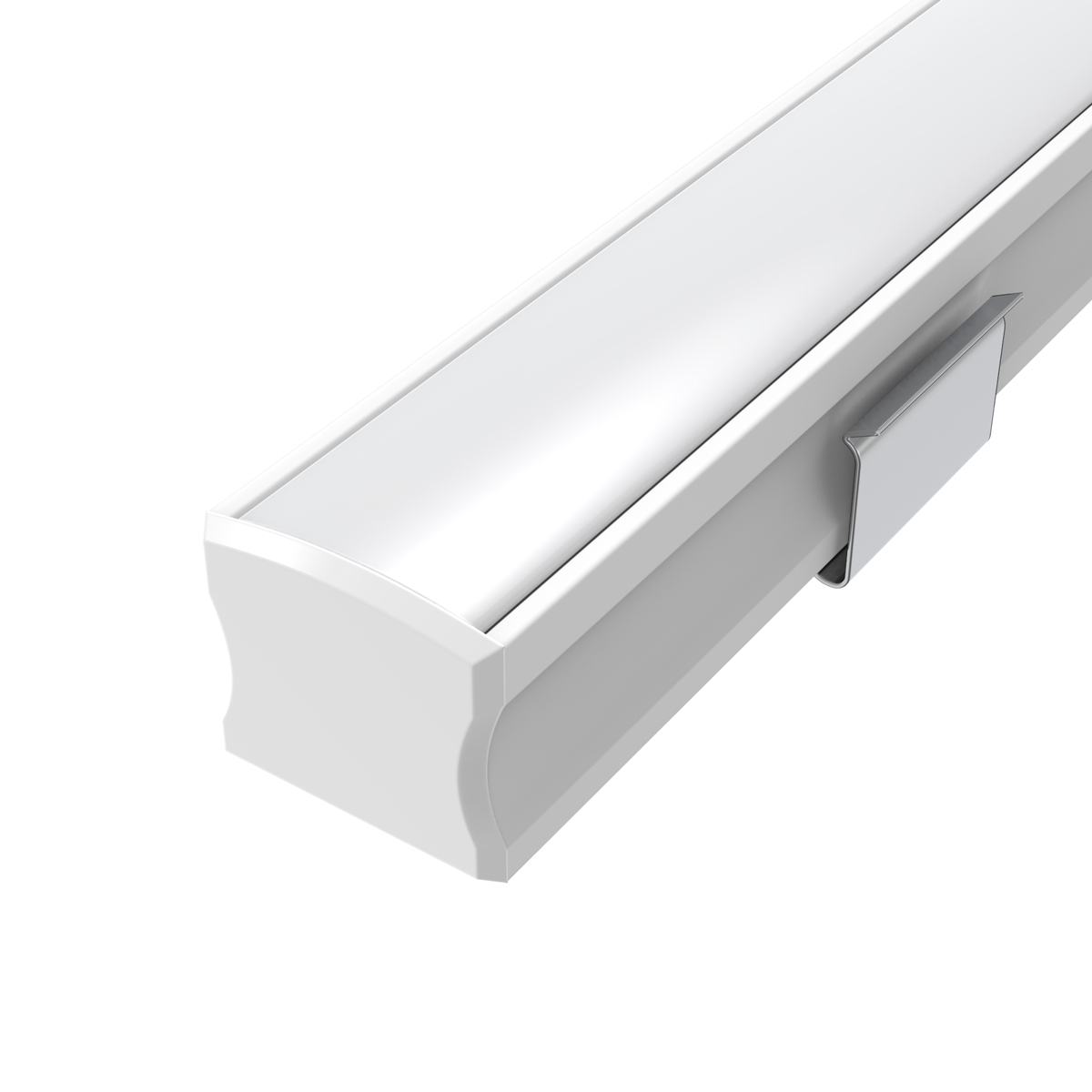 View 2m White 15mm LED Aluminium Profile With Frosted Cover information