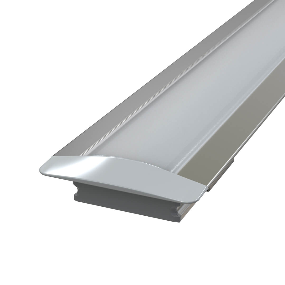 View 2m Long Shallow 7mm Recessed LED Aluminium Profile information