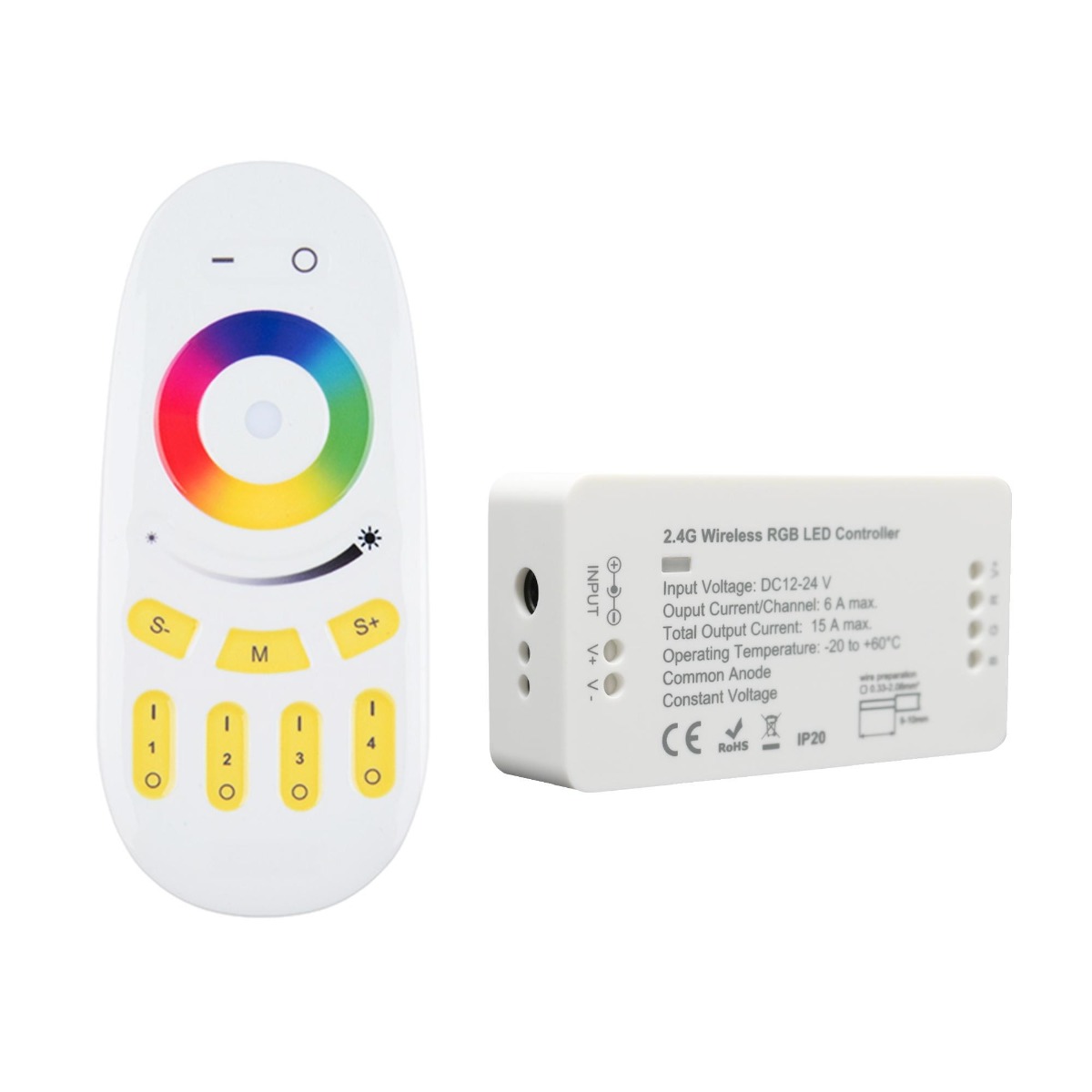 View RGB Remote Control Receiver Set 4 Zone Control information