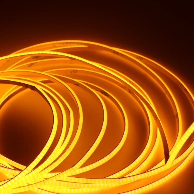 View COB Dotless LED Strip Lighting Amber Colour 1500K 6wMetre information