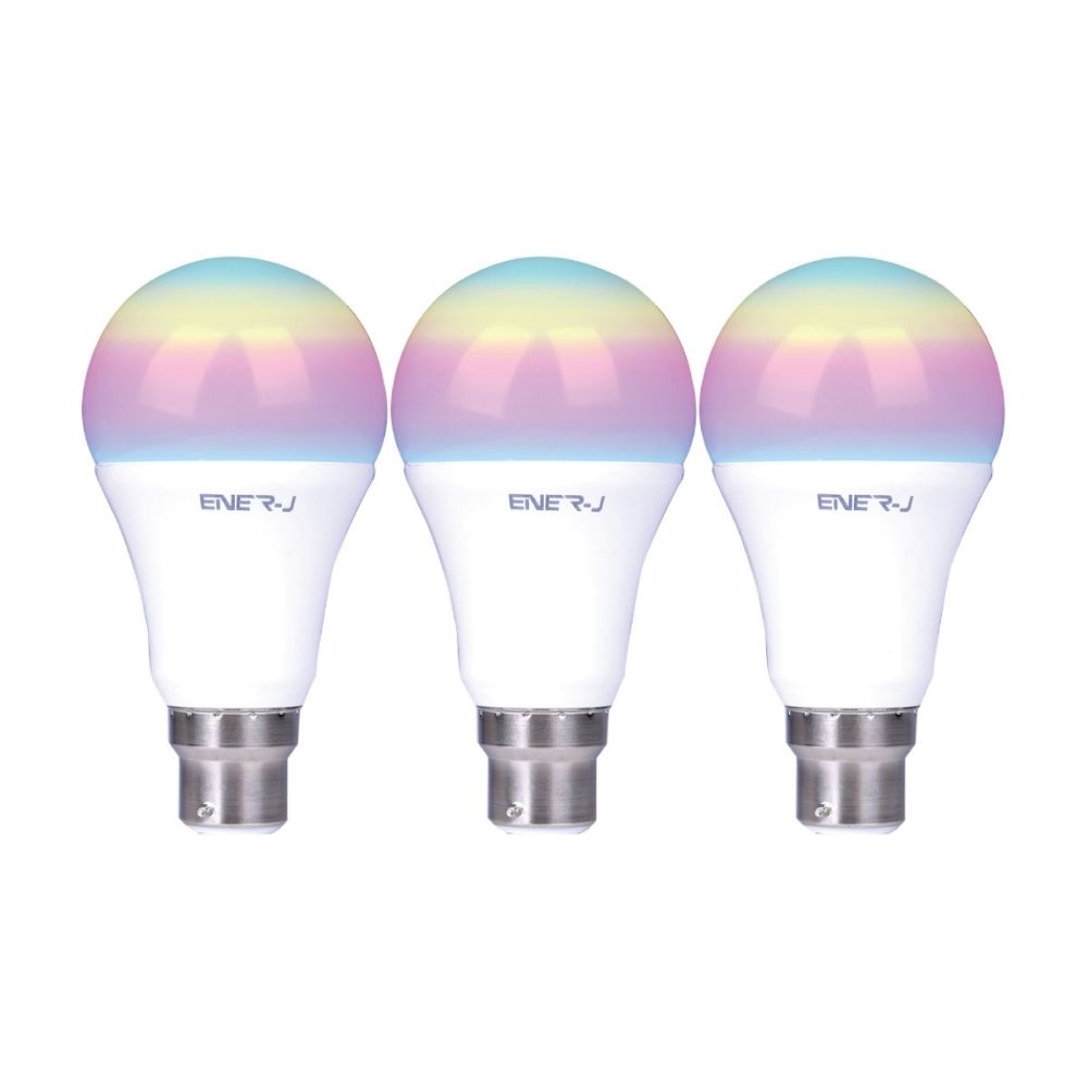 View Pack of 3 Smart WiFi 9W Colour Changing LED Bulb information