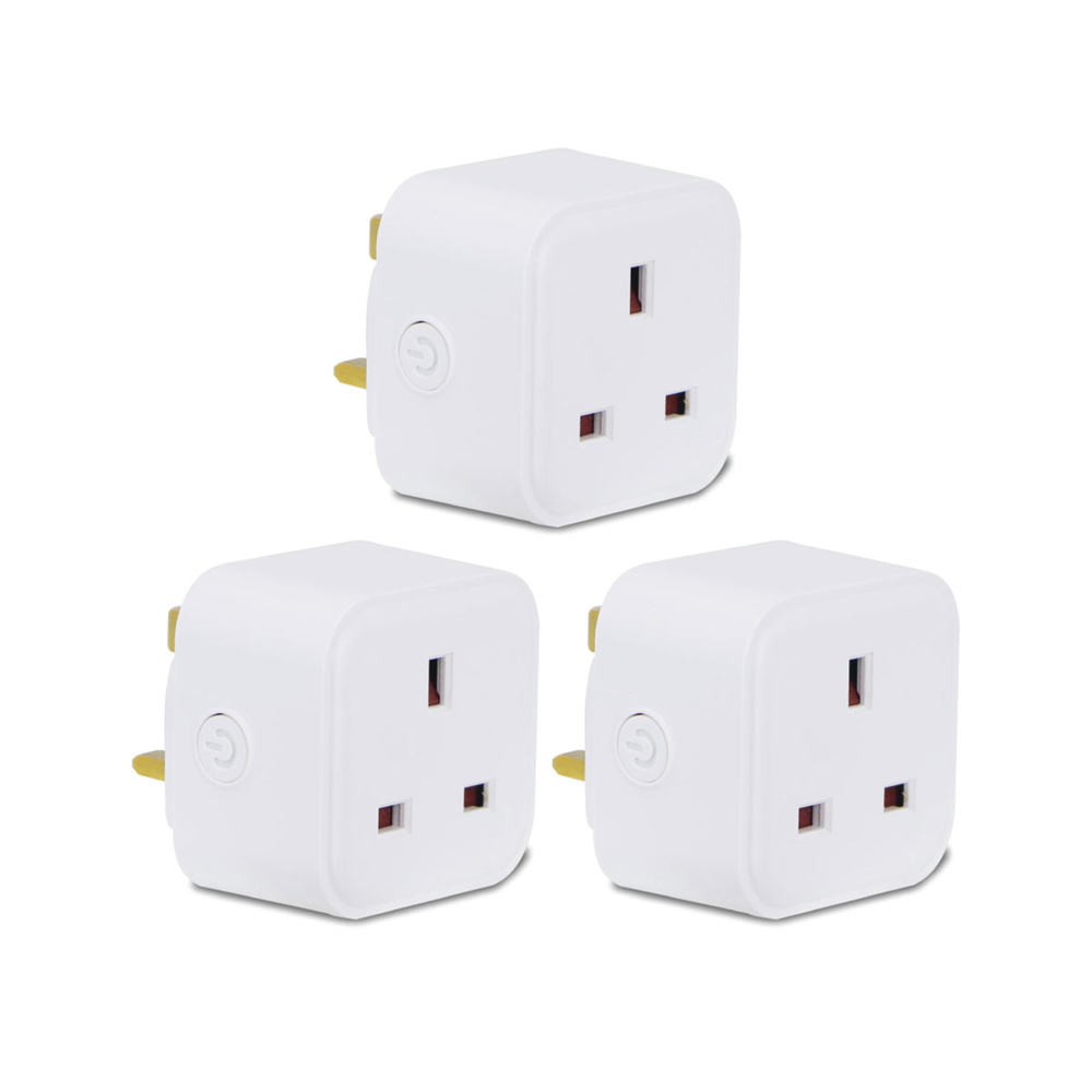 View Pack of 3 Smart 13A Mini Square Plugs information