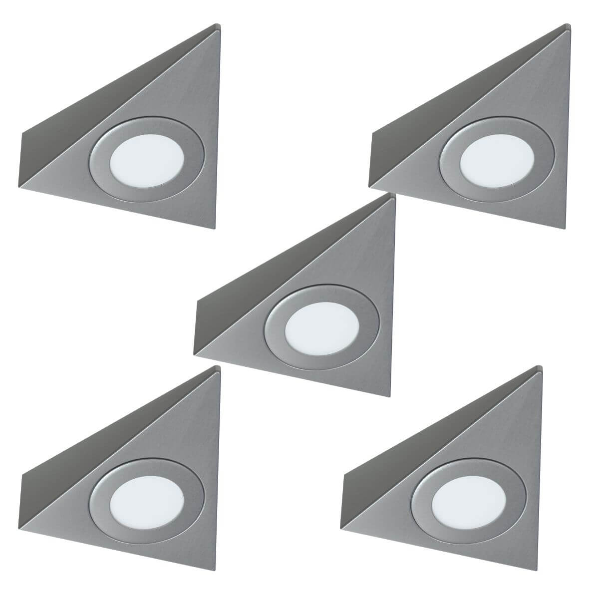 View 5 Pack High Brightness Triangle LED Under Cabinet Lights With 15w Driver information