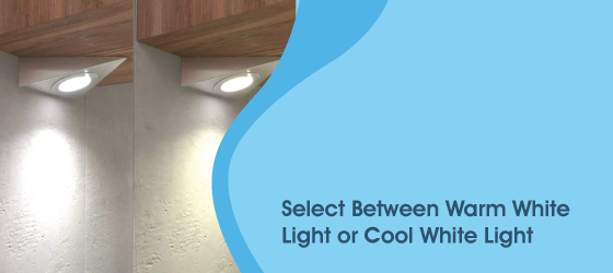 1.8w Triangle LED Cabinet Light - Select Between Warm White Light or Cool White Light