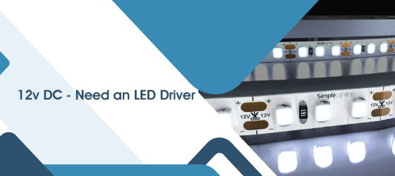 12w Cool White LED Strip - 12v DC - Need an LED Driver
