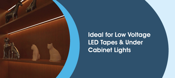 150w LED Driver -  Ideal for Low Voltage LED Tapes & Under Cabinet Lights