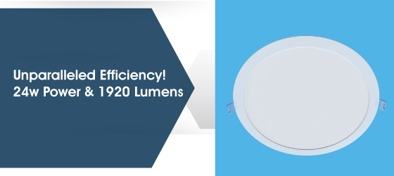 24w Circular CCT LED Panel - Unparalleled Efficiency! 24w Power & 1920 Lumens