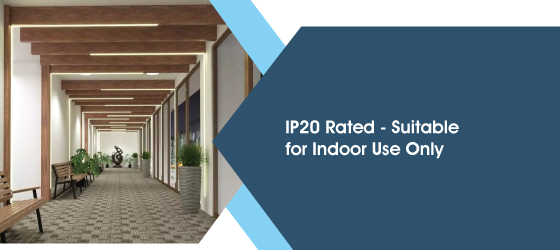 2M Super Slim LED Profile - IP20 Rated - Suitable for Indoor Use Only