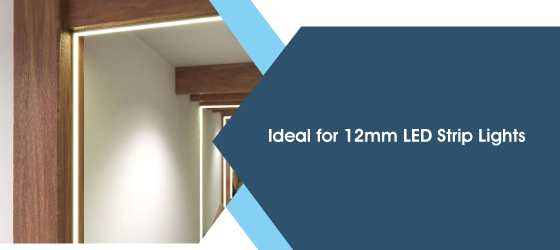 2M Super Slim LED Profile - Ideal for 12mm LED Strip Lights