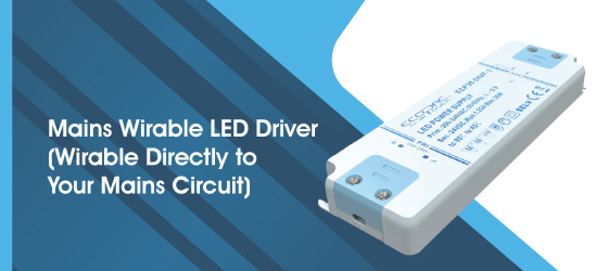 30w 24v DC LED Driver - Mains Wirable LED Driver (Wirable Directly to Your Mains Circuit)