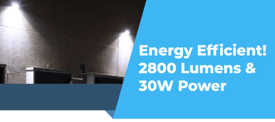 30w LED flood light with PIR - Energy Efficient! 2800 Lumens & 30W Power