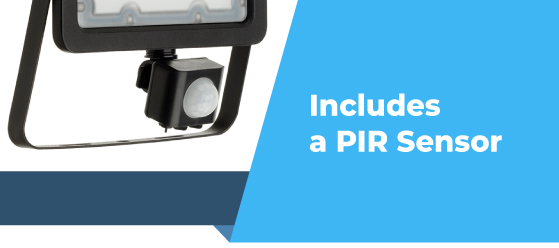 30w LED flood light with PIR - Includes a PIR Sensor