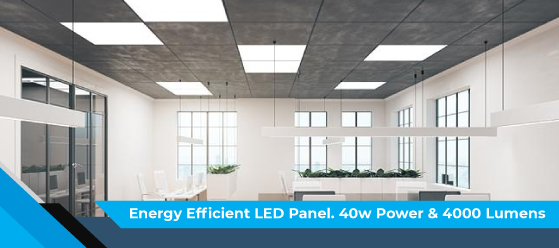 40w 600mm LED Panel - Energy Efficient LED Panel. 40w Power & 4000 Lumens
