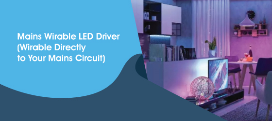 50w Dimmable LED Driver - Mains Wirable LED Driver (Wirable Directly to Your Mains Circuit)