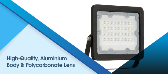 50w LED flood light - High-Quality, Aluminium Body & Polycarbonate Lens