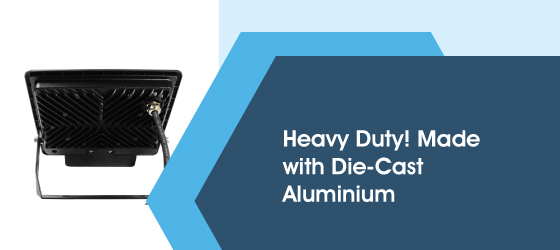 50w LED flood light with PIR - Heavy-Duty! Made from Die-Cast Aluminium