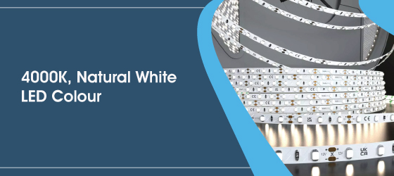 5w Natural White LED Strip - 4000K, Natural White LED Colour