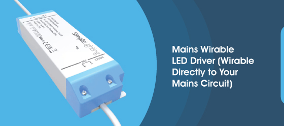 60w LED Driver - Mains Wirable LED Driver (Wirable Directly to Your Mains Circuit)