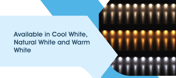 7.5w GU10 LED bulb - Available in Cool White, Natural White and Warm White