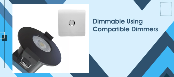 8W CCT Matt Black Downlight - Dimmable Using Compatible Dimmers