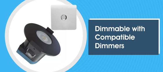 8w Black CCT Downlight - Dimmable with Compatible Dimmers