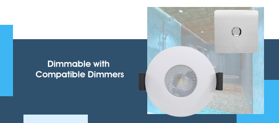 8w CCT White Downlight - Dimmable with Compatible Dimmers