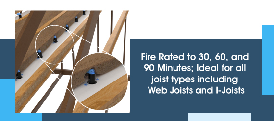 8w CCT White Downlight - Fire-rated to 30, 60 & 90 Minutes, Suitable for All Joist Types, including I-Joist & Web-Joist