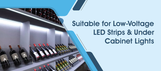 8w LED Driver - Suitable for Low-Voltage LED Strips & Under Cabinet Lights