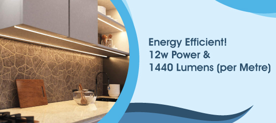 COB CCT LED Strip Light - Energy Efficient! 12w Power & 1440 Lumens (per Metre)