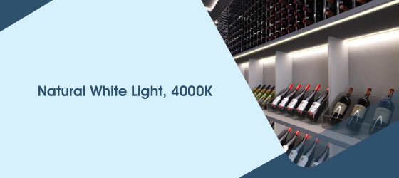 COB LED Strip 4000K - Natural White Light, 4000K