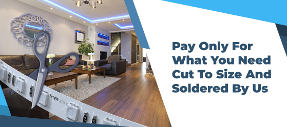 COB Strip - Pay Only For What You Need - Cut To Size And Soldered By Us