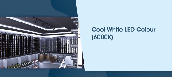 Cool White 24v DC LED Strip Light - Cool White LED Colour (6000K)
