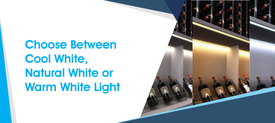 Corner LED Strip Light - Choose Between Cool White, Natural White or Warm White Light