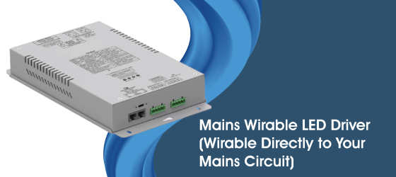 DMX LED Driver - Mains Wirable LED Driver (Wirable Directly to Your Mains Circuit)