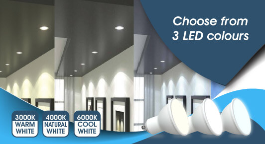 Dimmable GU10 Bulb - Choose from 3 LED colours