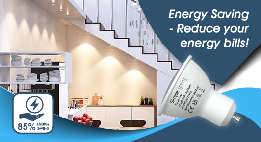 Dimmable GU10 Bulb - Energy Saving - Reduce your energy bills!