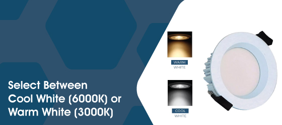 IP65 Short-Can Fire-Rated LED Downlight - Select Between Cool White (6000K) or Warm White (3000K)