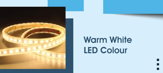IP65 Warm White LED Strip Light - Warm White LED Colour