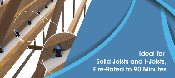 LED Downlight in Various Finishes - Ideal for Solid Joists and I-Joists, Fire-Rated to 90 Minutes