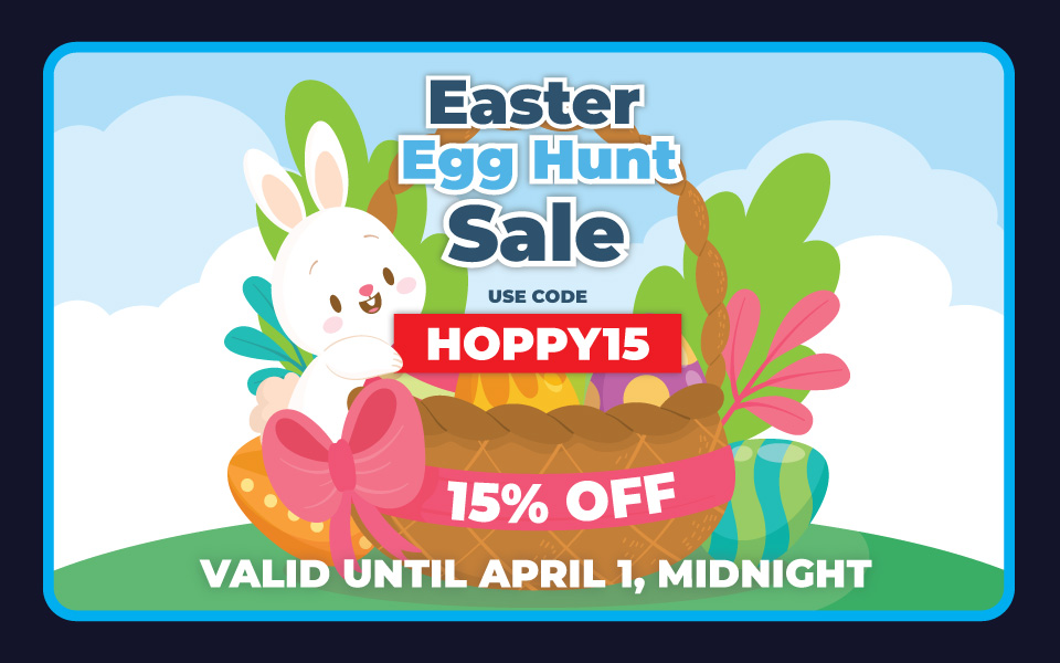Hoppy15 - Get 15% off This Easter