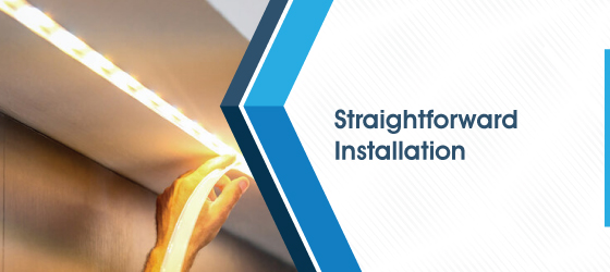 Natural White IP65 LED Strip Light - Straightforward Installation