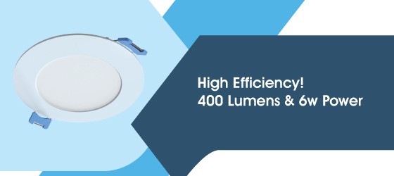 Pack of 10 6w Circular CCT LED Panel Lights - High Efficiency! 400 Lumens & 6w Power