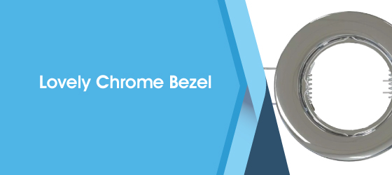 Pack of 25 Chrome Downlights - Lovely Chrome Bezel
